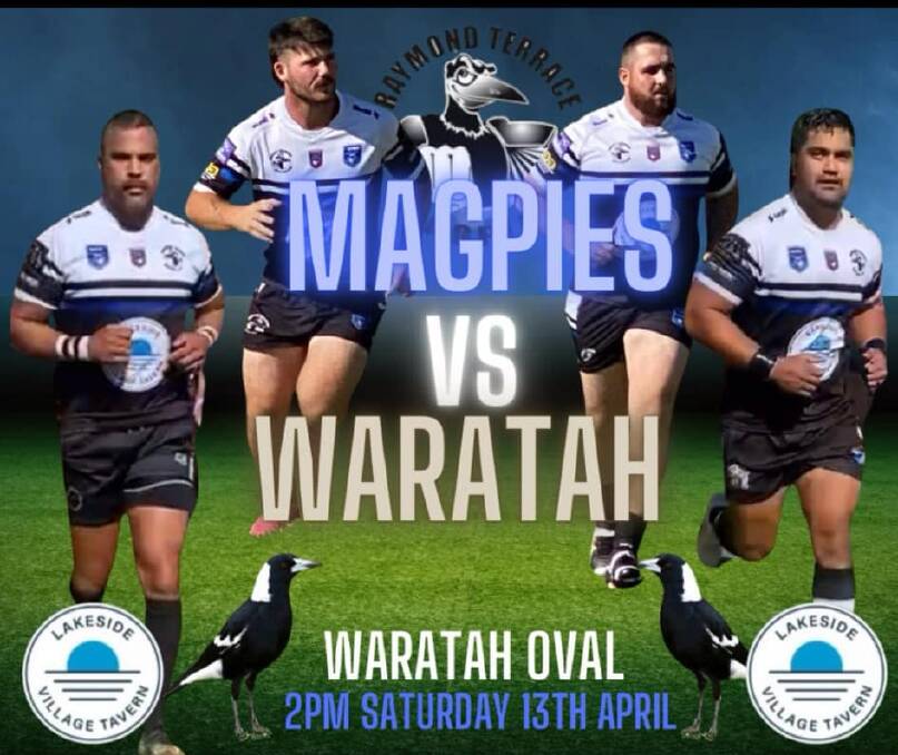 Raymond Terrace Magpies defeated the Waratah Mayfield Cheetahs to kick of the Newcastle and Hunter Rugby League season. Picture supplied.