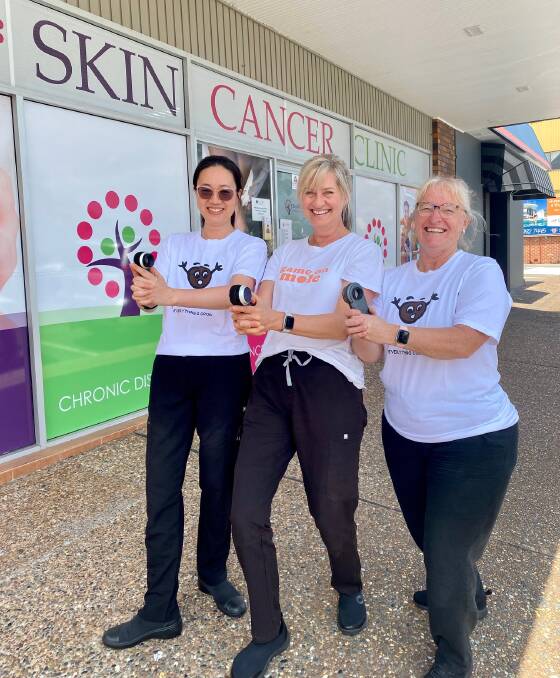 Dr Shirley Shen, Dr Jodie Yapp and nurse Kerrin Millington will be running extra skin checks this week at part of Skin Cancer Awareness Week. Picture supplied