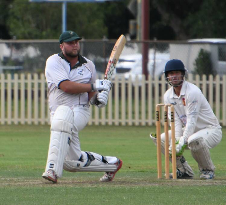 Big innings: Wests co-skipper Mitchell Fisher. 