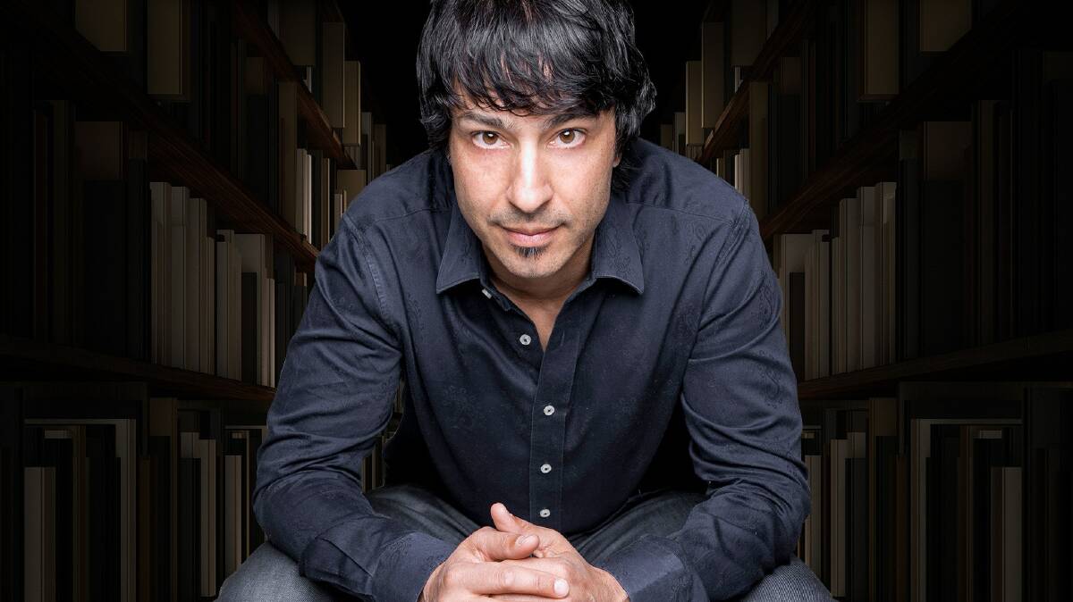 LET'S TALK: Arj Barker divides his time between Australia and the US. His new show is called We Need To Talk.