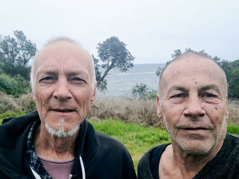 Peter Margan and Stephen Porter, who both have stage four cancer, use medicinal cannabis. Picture supplied 
