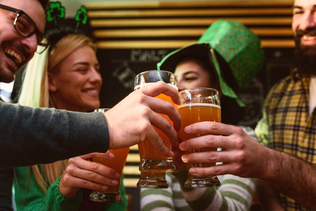 Drowning the shamrock: No matter where you celebrate 'Paddy's Day' make sure to enjoy a pint of Guinness and immerse yourself in the 'craic'.