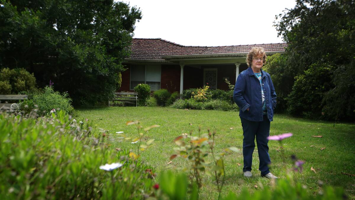 Nanette Ryan outside her home in Tapitallee. Picture: Sylvia Liber