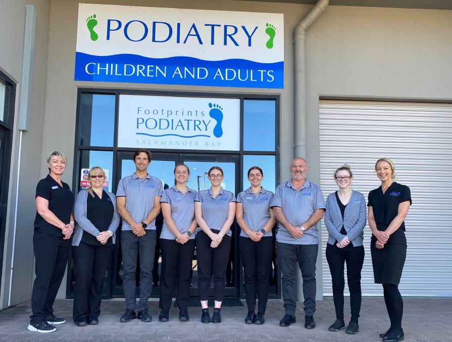 EXPERIENCED: The team at Footprints Podiatry Salamander Bay boast over 25 years of combined experience and actively strive to expand capabilities.