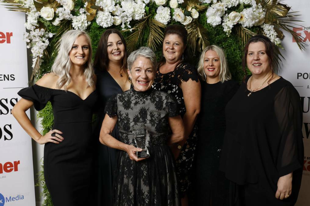 ​Category 32: Real Estate - Property Management. Raine & Horne Nelson Bay. Debra O'Neill, Rachel Gillespie, Sharon Mortimer, Amie Tierney, Kirsty Wright, Tracey Tiltman.
