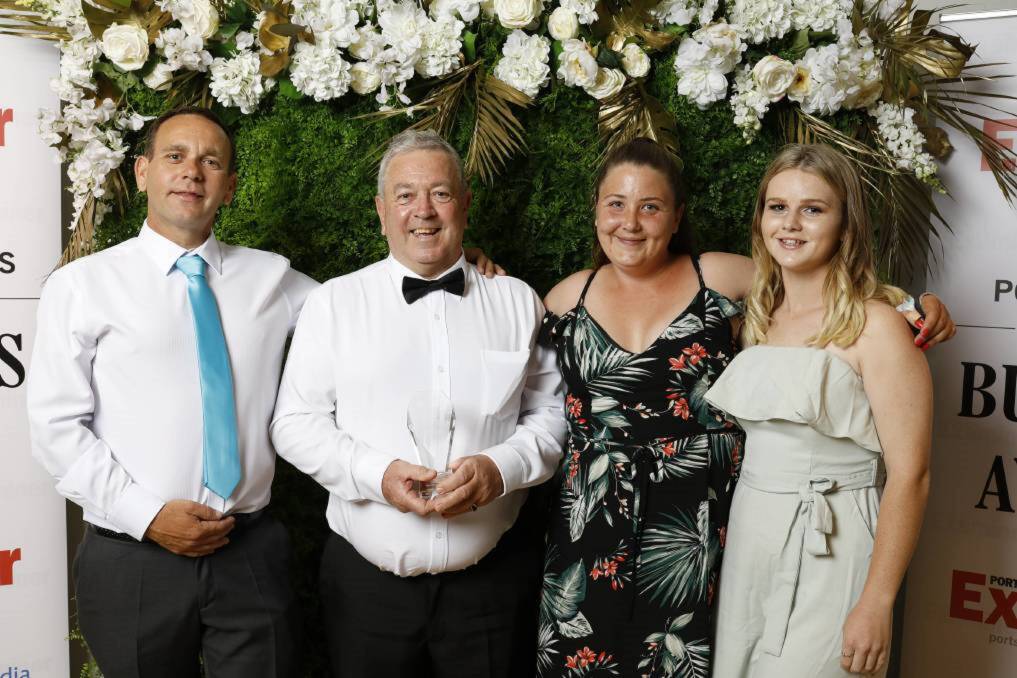 Category 39: Specialised Services. Bays Landscape & Property Maintenance, Nelson Bay. Shannon Middlebrook, Gary MIddlebrook, Naomi Greer and Amy Middlebrook.
