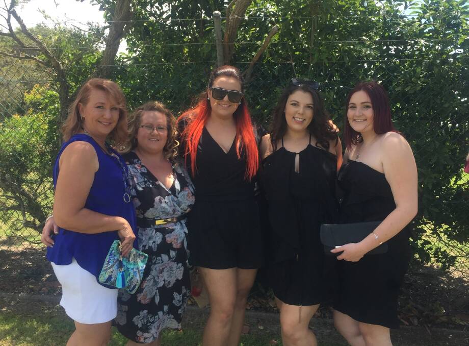 BELLE BEAUTIES: Some of the salon staff from left, Leanne Tilse, Lana Sanderson, Holly Baker, Kimberlee Wright and Maddie Smith. The salon is a one-stop shop.
