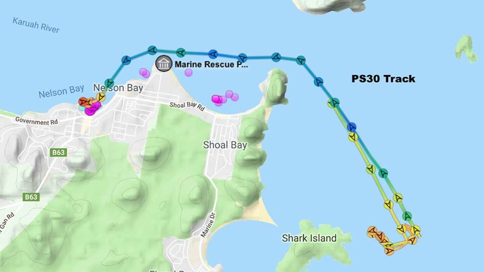 Sailors abandon sinking yacht, swim to Shark Island to await rescue