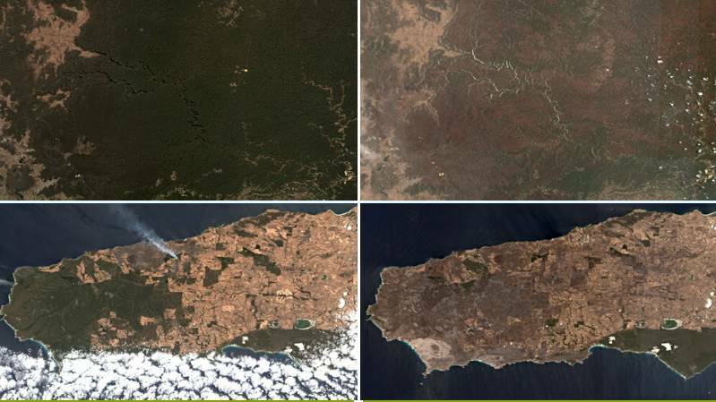  All images courtesy of Google Earth Engine, Landsat and Sentinel-2. 