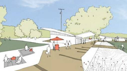 ON OFFER: An artist's impression of how the redeveloped Tomaree Sports Complex might look, connected throughout with a footpath network.