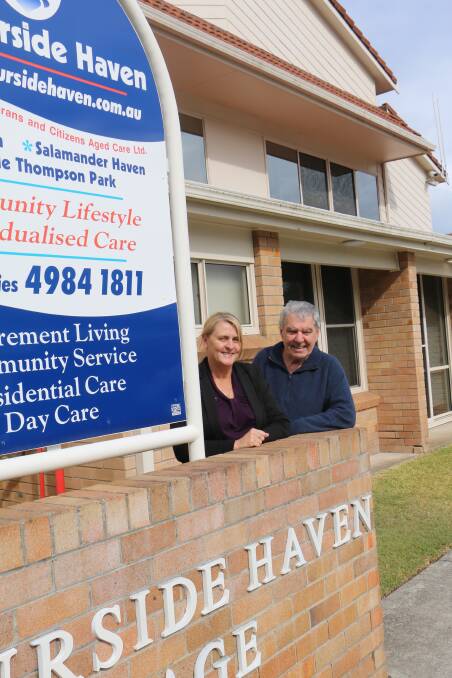SUPPORT: Harbourside Haven's Sheree Gemmell and Gerry Mohan have welcomes the Federal Government's Royal Commission into aged care.