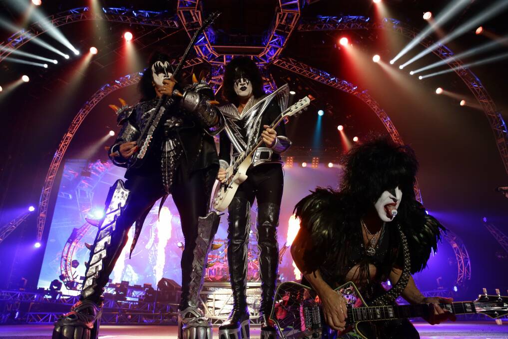 ROCK ON: KISS performing at the Newcastle Entertainment Centre in October 2015.