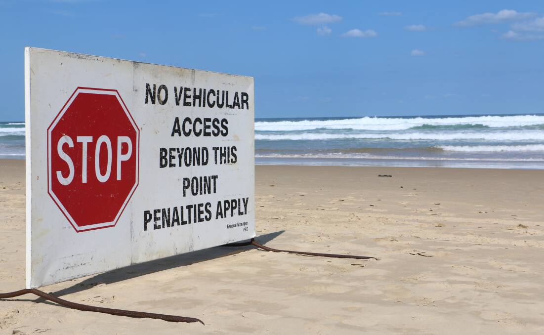 IMPACTED: Chris Mansell from Fishermans Bay believes recent closures of Birubi Beach to 4WDs have been 'heavy handed'.