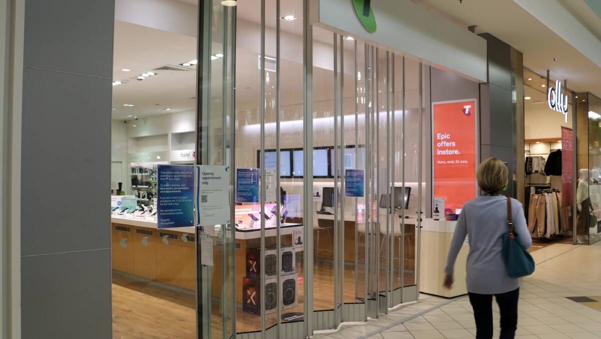 FINAL CALL: The Telstra store at the Salamander Bay shopping centre was set to close its doors on June 22.