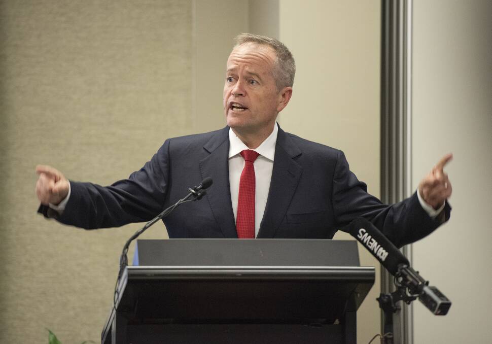 DISADVANTAGE: Ken Craddock has concerns about Bill Shorten's (pictured) and federal Labor's plans for franking-credit reform should the party win the next federal election.