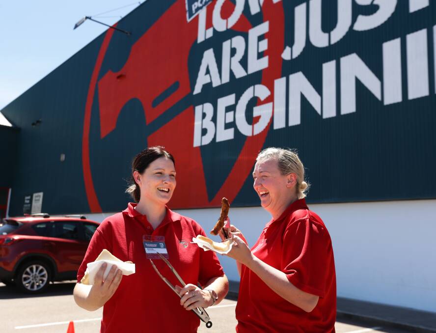 FOOD FOR THOUGHT: Bunnings staff are encouraging people to purchase a sausage sizzle for those affected by drought and bushfires this Friday.