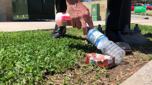 CLEAN UP: The state government hopes the scheme will not only discourage littering but encourage others to pick up after litterers. Picture: Sam Norris