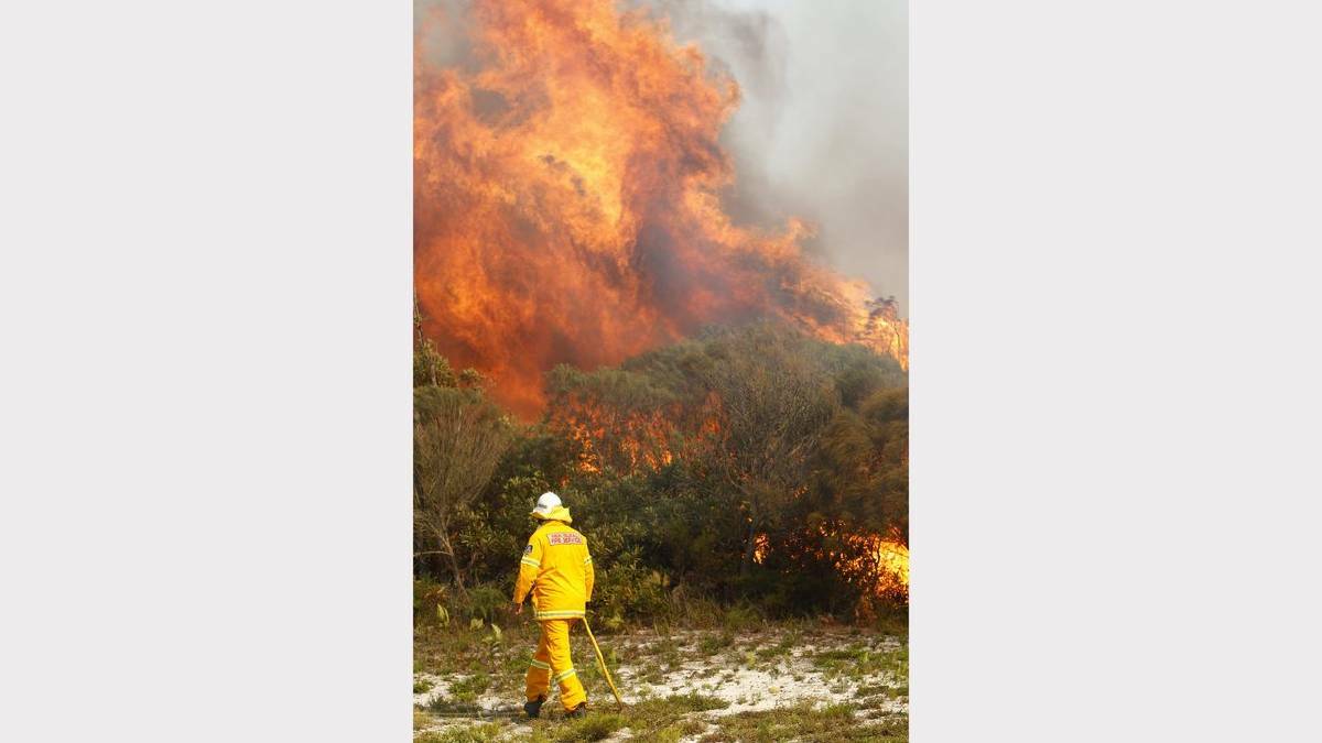 Take a look back at the 2013 Fingal Bay fire.
