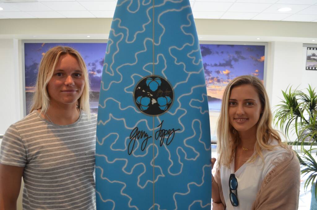 PUMPED: Keely Andrew and Chelsea Tuach are ready to compete in the inaugural Port Stephens Toyota NSW Pro from Thursday. Picture: Sam Norris 