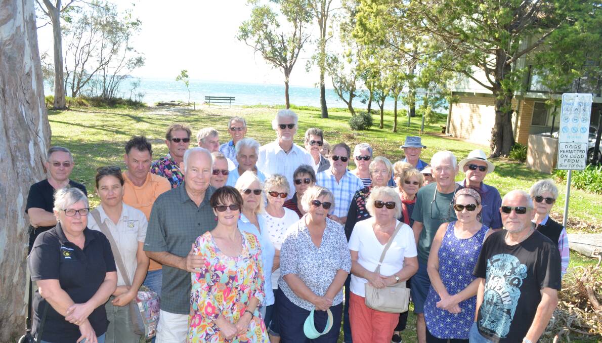 UNHAPPY: Residents and conservationists met at 109 Foreshore Drive on Monday to air their frustrations. Picture: Sam Norris