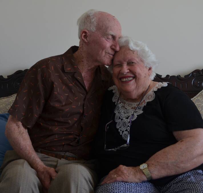 SPECIAL DELIVERY: Jerry and June Fenwick celebrate their 60th wedding anniversary on November 24. Picture: Sam Norris