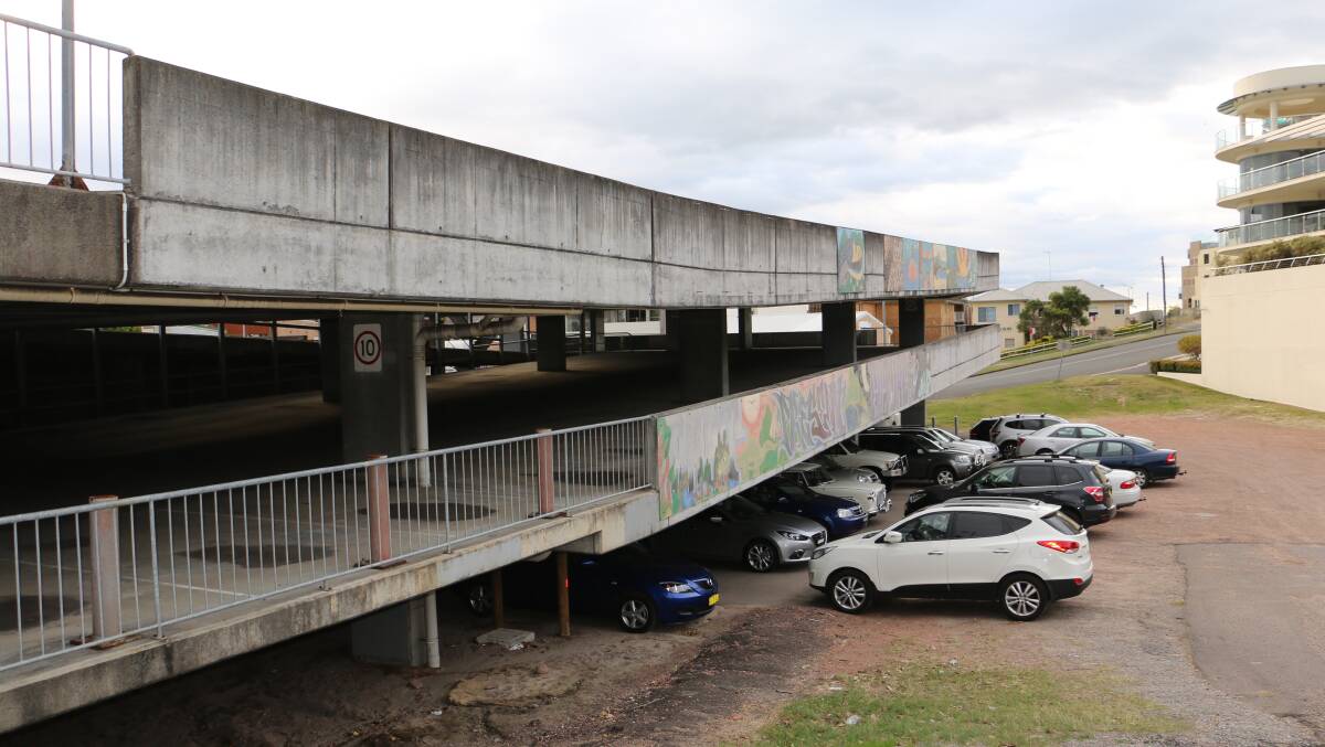 OFF LIMITS: Port Stephens Council's multi-storey Donald Street car park. Picture: Ellie-Marie Watts