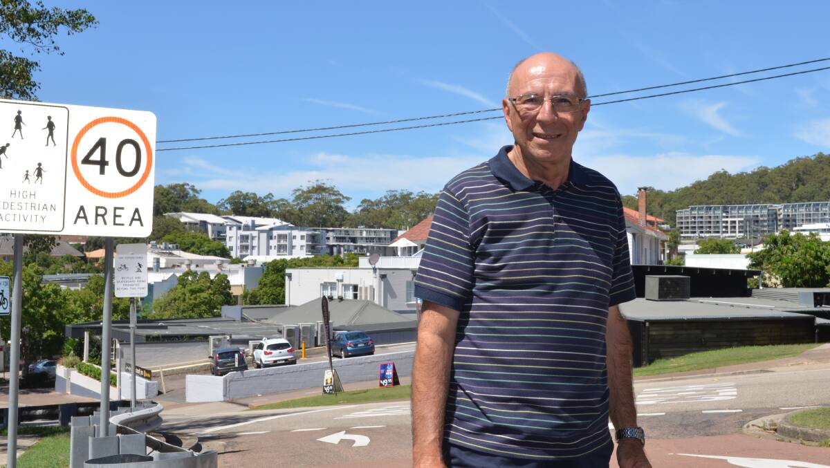 POTENTIAL: Corlette resident Richard Casey said the golden rule for retail was population. He disagrees with TRRA when it says Nelson Bay is a village. Picture: Sam Norris