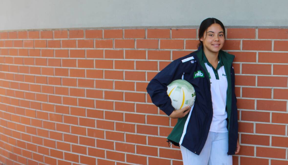 WHY NOT BOTH: Ebony James, 15, has been identified as an emerging netball talent. But her focus will this weekend be on her other love, touch football. Picture: Renee Valentine