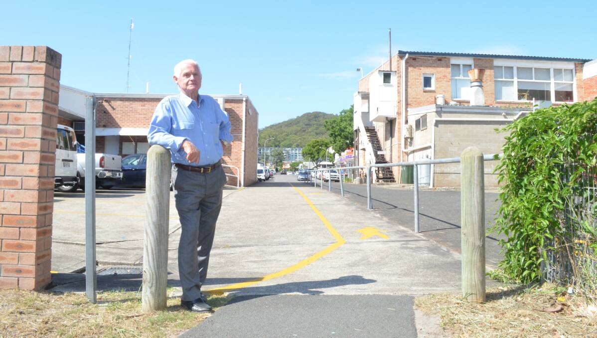 STANDING PROUD: The mayor, Cr Bruce MacKenzie, won support for a $6 million loan to build the Yacaaba Street extension at the first council meeting of 2017. Picture: Sam Norris