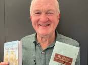 Secret history: Leslie Kilmartin with his books about the pioneering Cromartys of Port Stephens. Pictures: Mike Scanlon