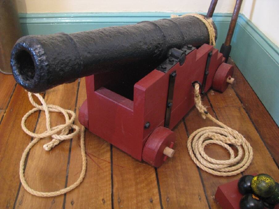 PACKS A PUNCH: The muzzle-loading Cromarty cannon at a Port museum.