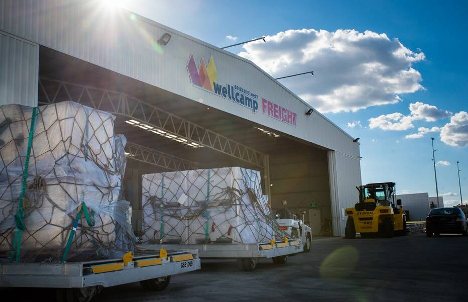 The international cargo terminal at Toowoomba airport. Image supplied