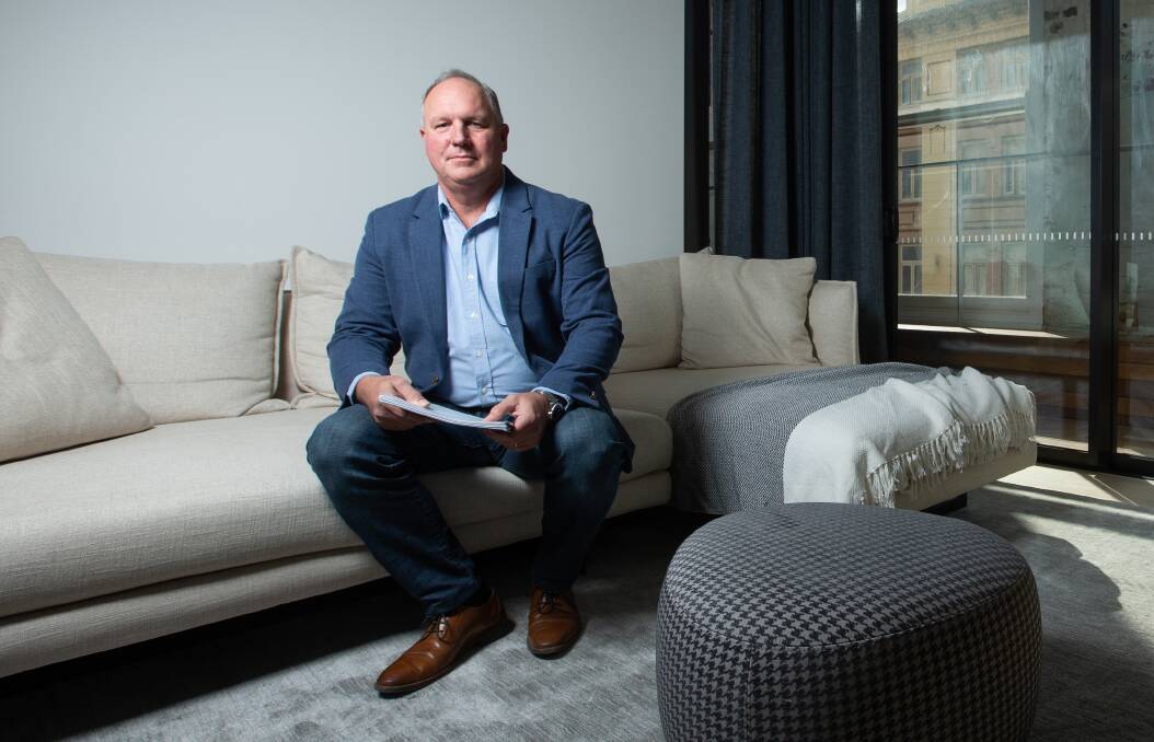 Property Council regional chair Neil Petherbridge says the state government has 'no chance' of meeting its housing targets. Picture by Marina Neil