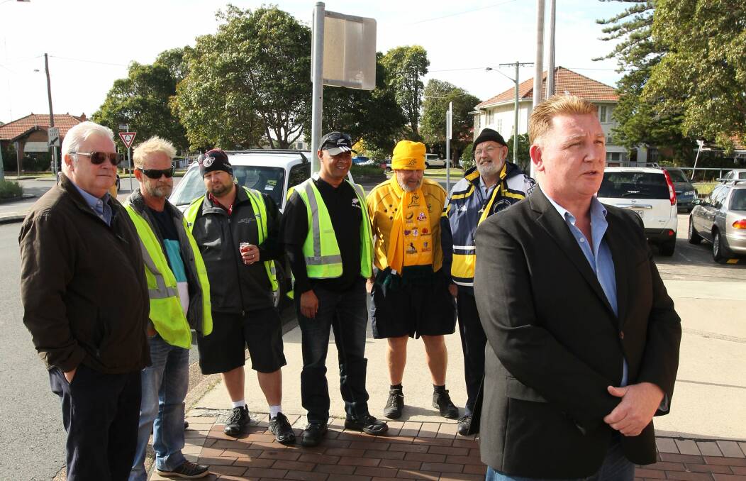 No great loss: Chris Preston (pictured right) of the Rail, Tram and Bus Union, says if Mike Baird had retired 18 months ago, Newcastle Buses & Ferries might still be in public hands. Picture: Max Mason-Hubers.