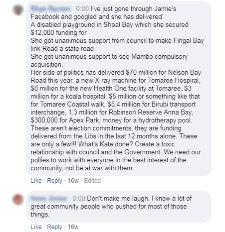 Facebook investigates Kate Washington's trolling claim