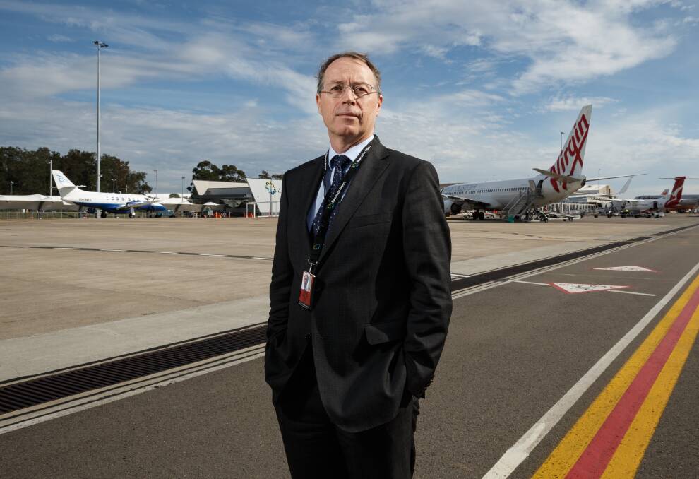 Looking forward: Newcastle Airport chief executive Peter Cock.