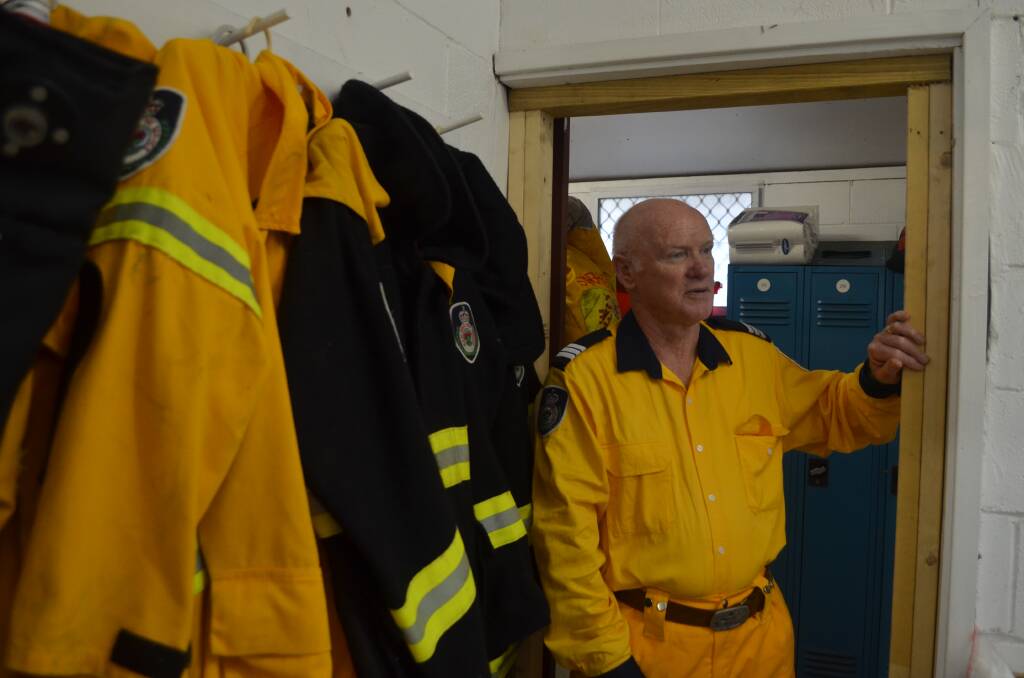 CORNERED: Karurah Rural Fire Service acting captain Ken Smee said he had been left no choice but to reveal the conditions he and volunteers are subjected to. 