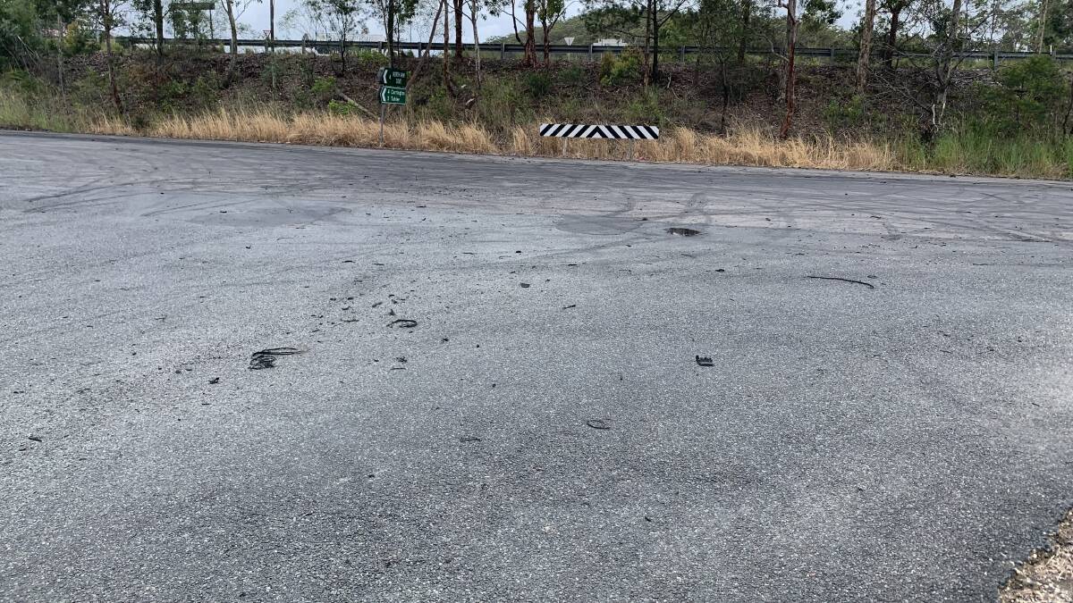 Residents say they have stopped to pick up debris like wire at the intersection to try and prevent other road users from sustaining damage. Picture supplied
