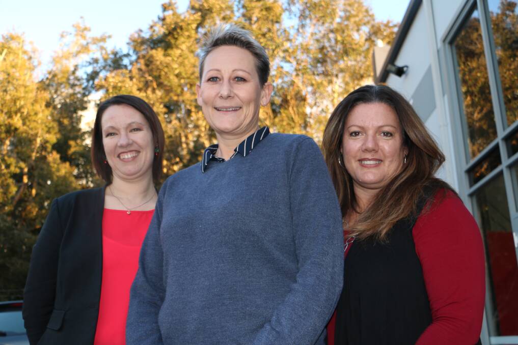 MILESTONE: Port Stephens Women In Business Emily Perry, Leah Anderson and Kylie Smiley.