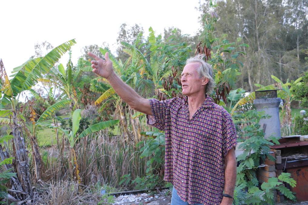 NATURE: Rick Barker at his Marsh Road permaculture farm, where he will be facilitating a learning day on April 27.