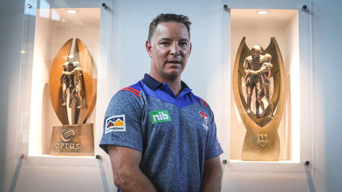CHALLENGE: Knights new coach Adam O'Brien will be special guest at a MoL day to be held at Soldiers Point Bowling Club on February 7. Picture: Supplied