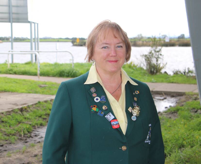 GOVERNOR: The newly elected Lions district governor, Glenys Francis, from Raymond Terrace.