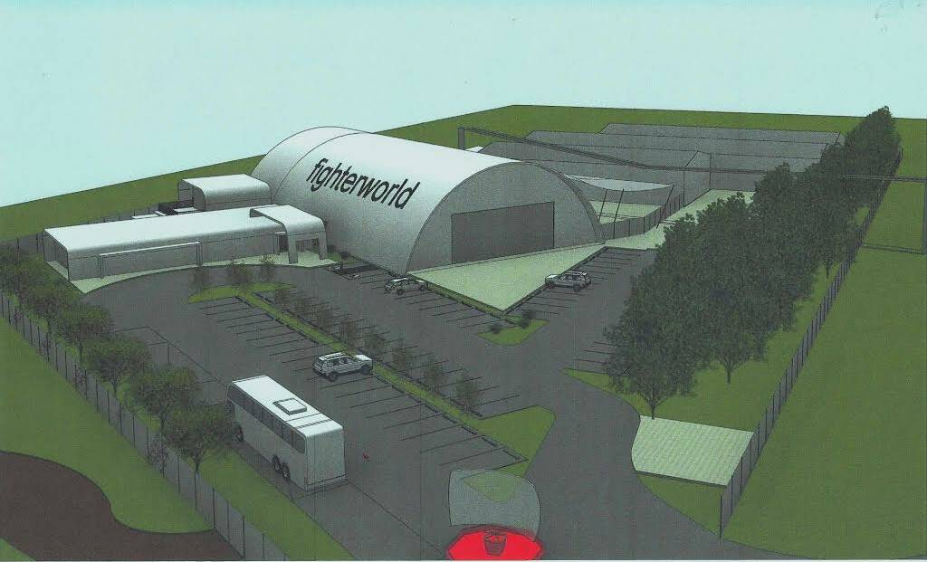PLANS: Architectural drawings for the new-look Fighter World aviation museum at Williamtown.