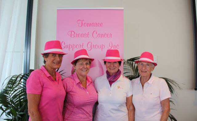The Tomaree Breast Cancer Support Group golfing winners. From left: . Picture: Supplied