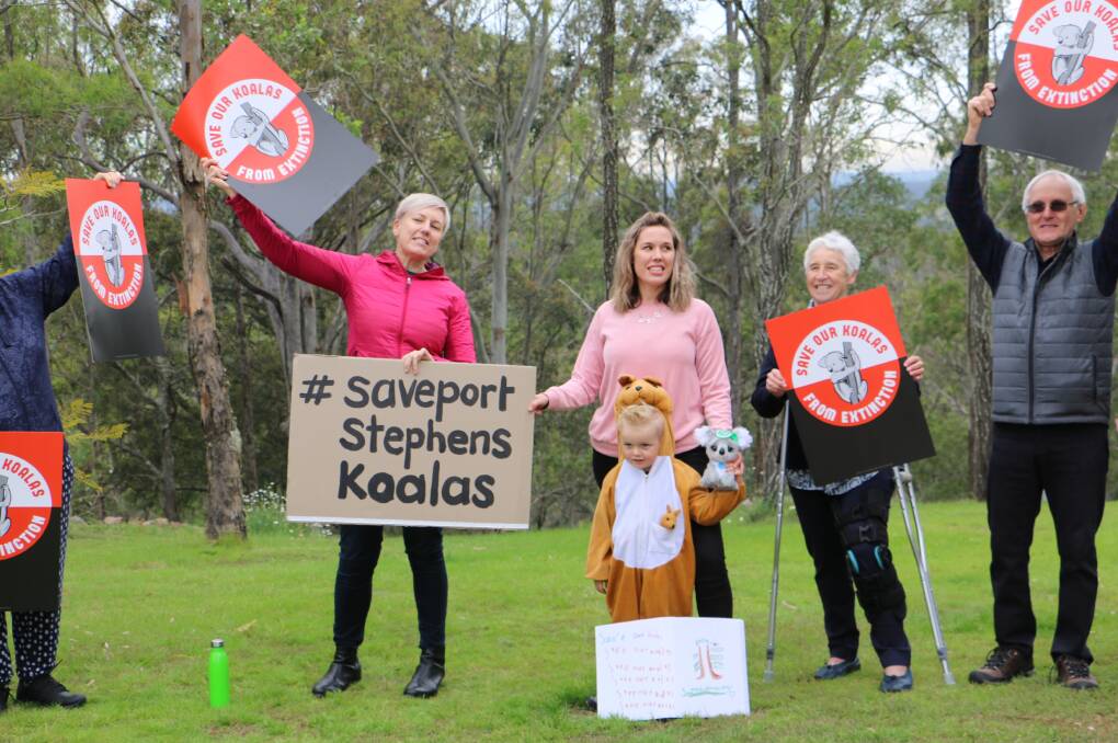 SPEAK OUT: Residents opposed to the Brandy Hill rock quarry expansion have established the Save Port Stephens Koalas campaign.