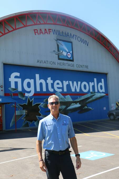 OPEN DAY: Manager Bernie Nebenfuhr welcomes visitors to attend a free open day to be held on February 15 at Fighter World Museum in Williamtown.
