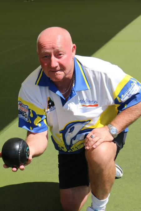 DRIVER TO BOWLER: Steve Cruickshank is more comfortable these days playing lawn bowls on the greens of Soldiers Point Bowling Club.