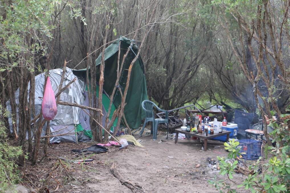 TENT ACCOMMODATION: Homelessness in Port Stephens is on the rise.