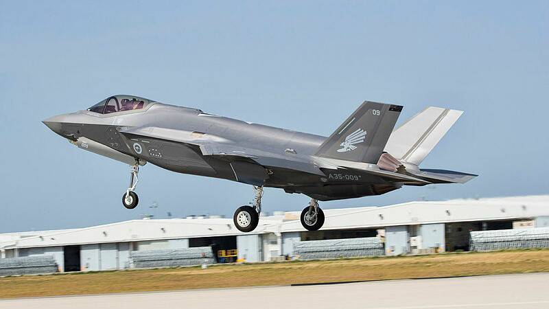 TAKE-OFF: An F-35A Joint Strike Fighter taking off from Luke Air Force Base in Arizona. Picture: Supplied