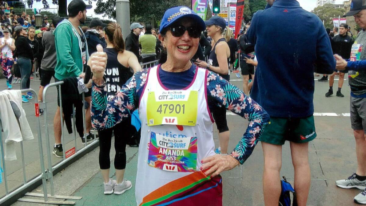 ACTIVE: Amanda Sutherland, of Anna Bay, competed in her first City2Surf last year. She said it is important to keep our minds and bodies healthy during this trying time.